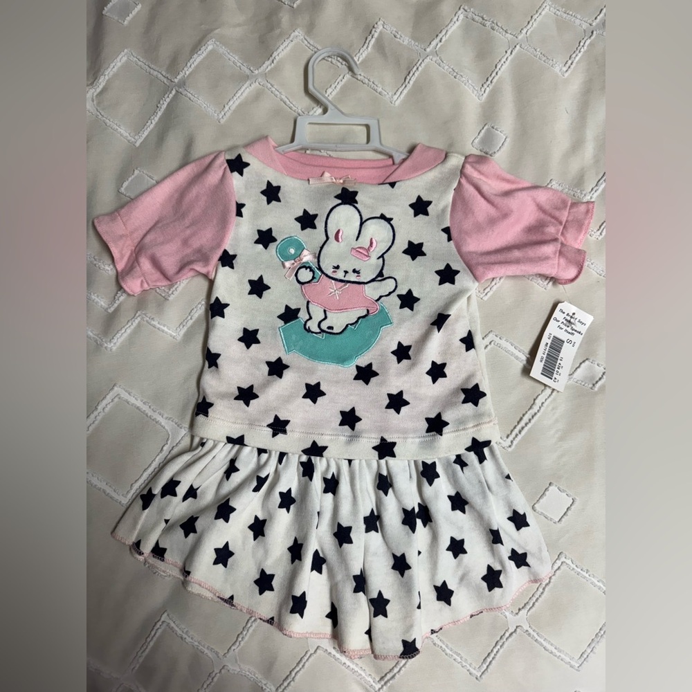 Lovespun Baby Onesie with Stars